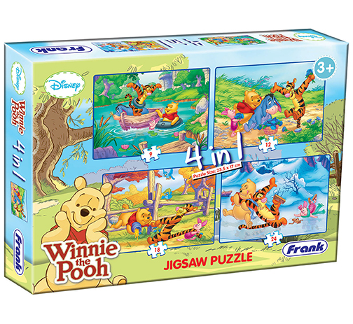 Winnie the Pooh 4 Puzzles in 1